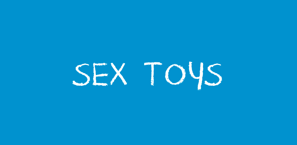 White text "SEX TOYS" on a blue background.