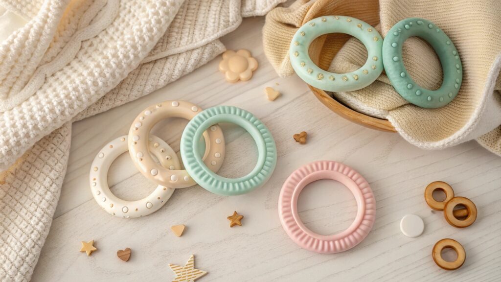 Silicone baby teether